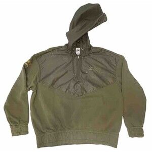 Nike 1/4 Zip Pullover Hoodie Soccer National Premier League Mens Small Green